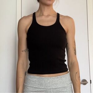 Anine Bing Black Tank